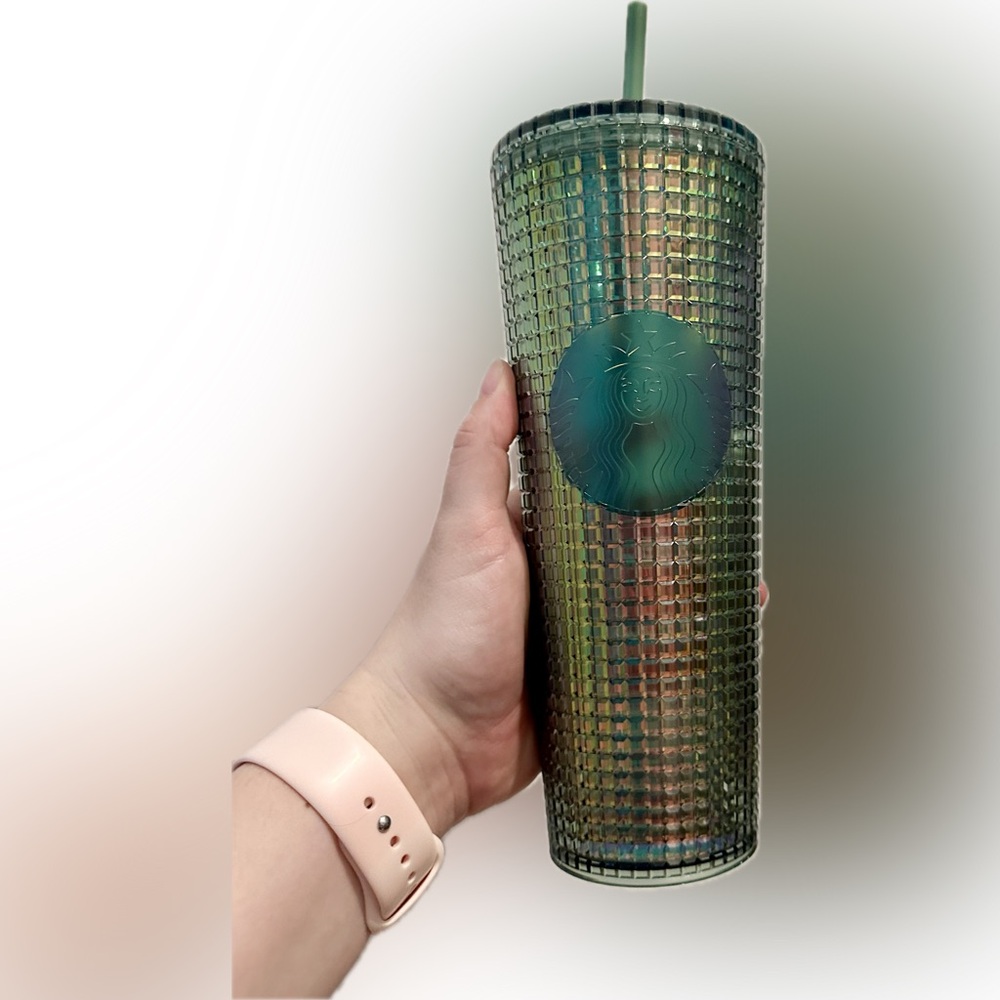 Starbucks- Green Grid Tumbler Fall 2022